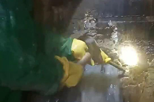 淄博消防水池堵漏施工视频